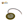 35mm Dia 0.52mm Thickness 2.8Khz 30000pF Brass Plate Three Wires Piezo Ceramic Element with Feedback